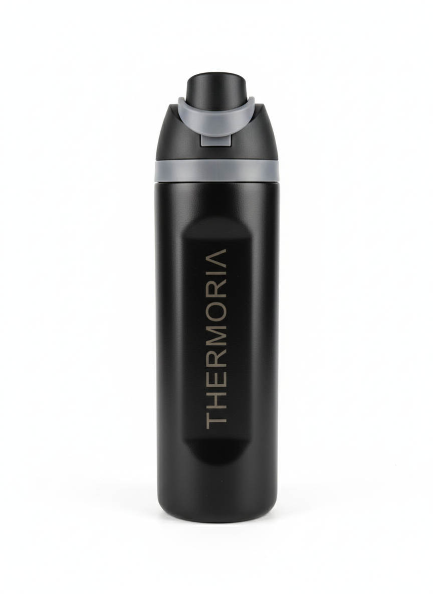 Thermoria sport bottle in black