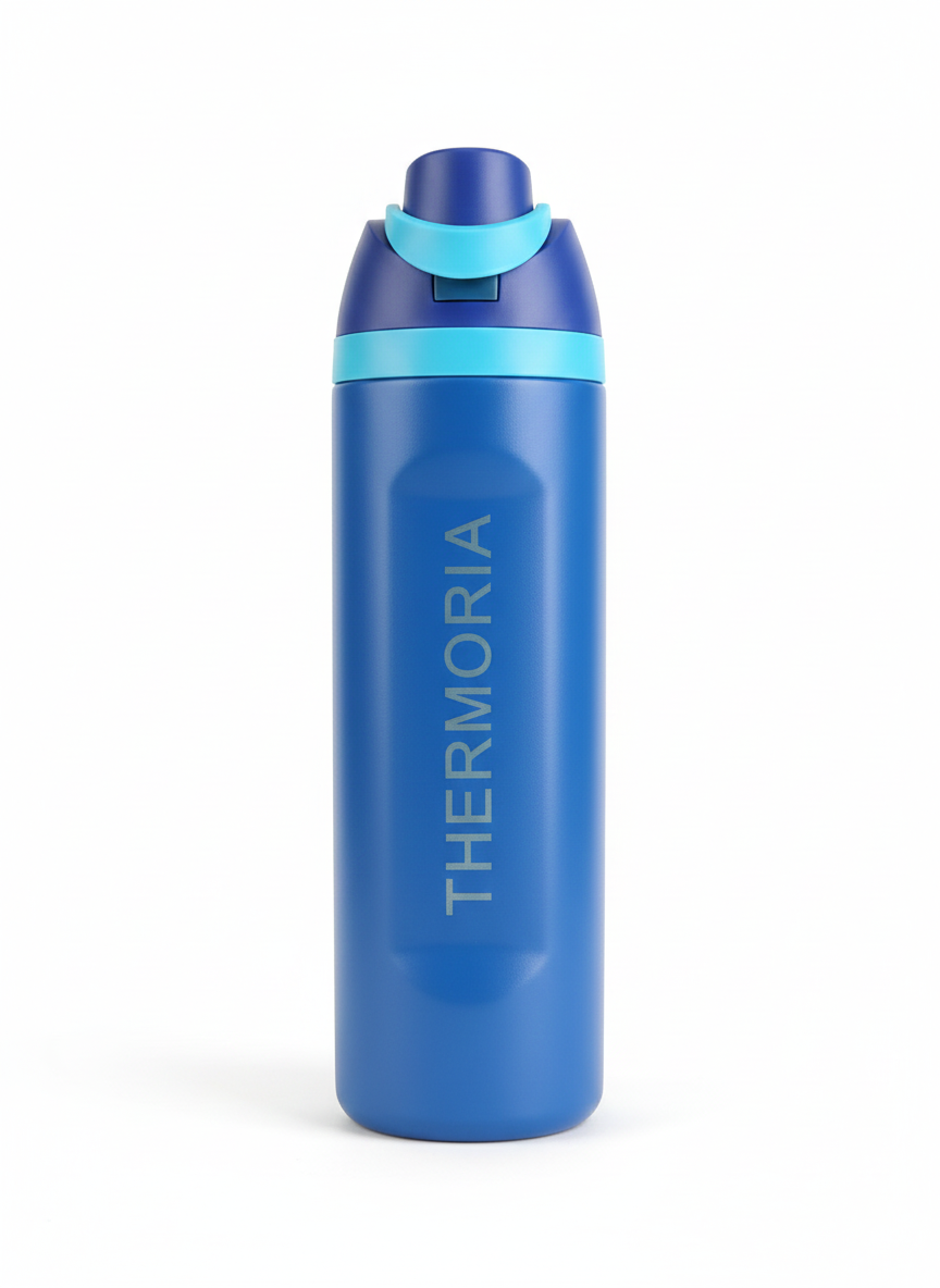 Thermoria sport bottle in blue